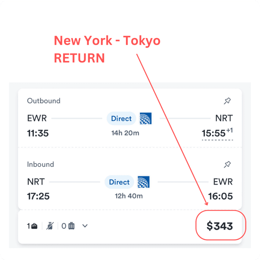 Screenshot of a deal