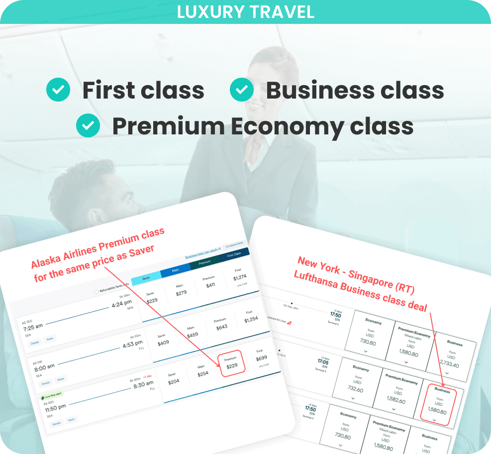 Image of table comparing elite and standard plans